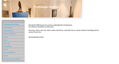 Desktop Screenshot of podologie-gruber.de