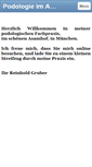 Mobile Screenshot of podologie-gruber.de